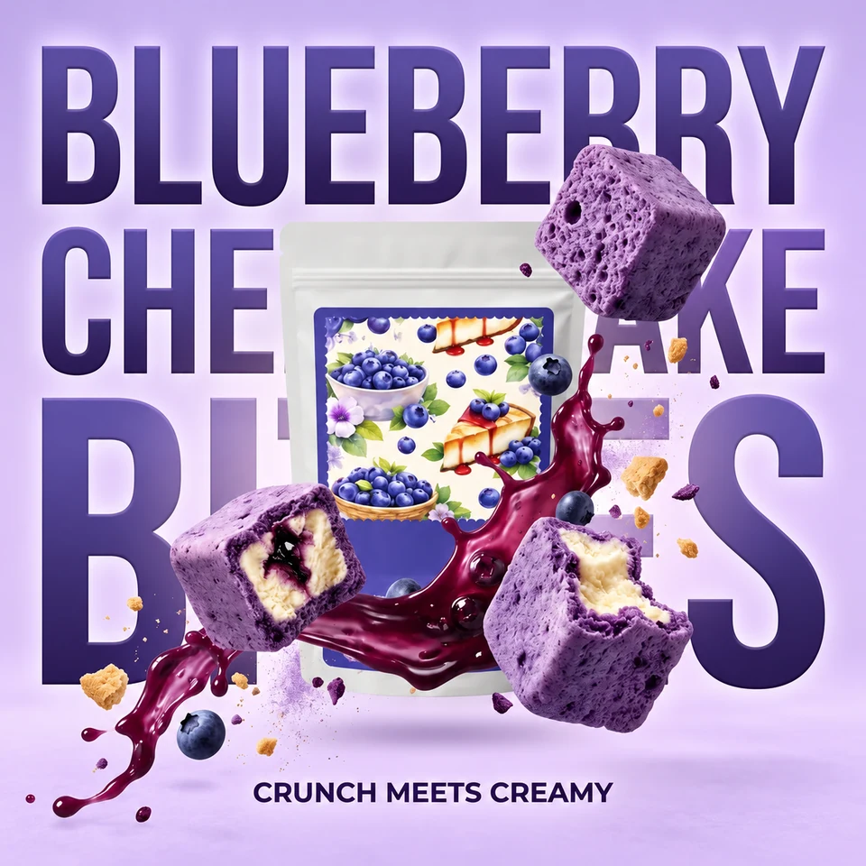 Blueberry Cheesecake Bites